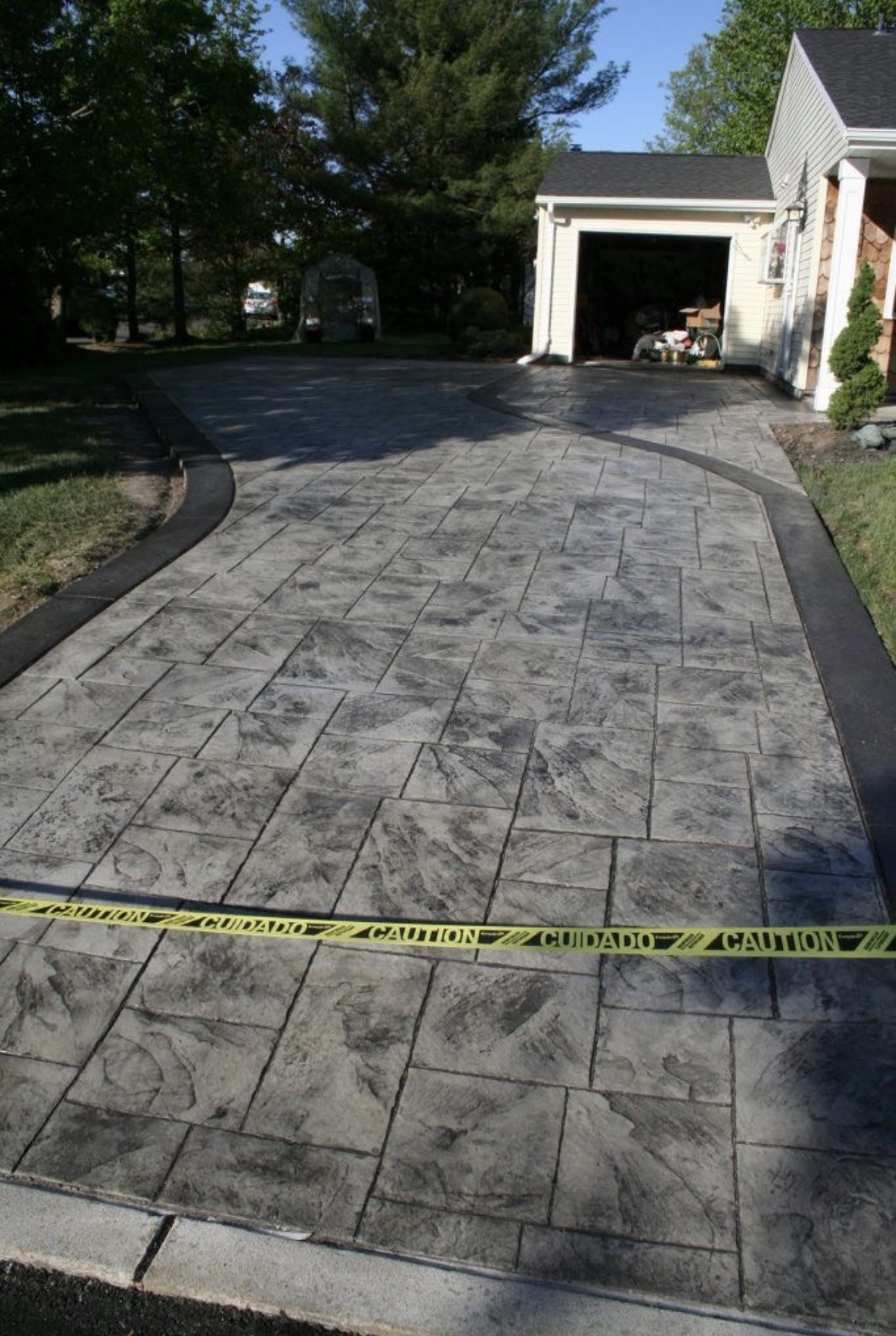Stamped Concrete — after