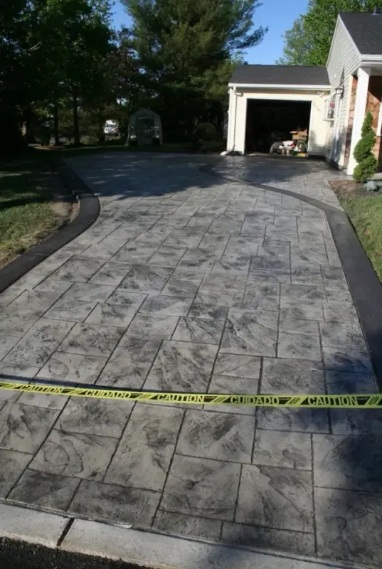 Stamped Concrete, after