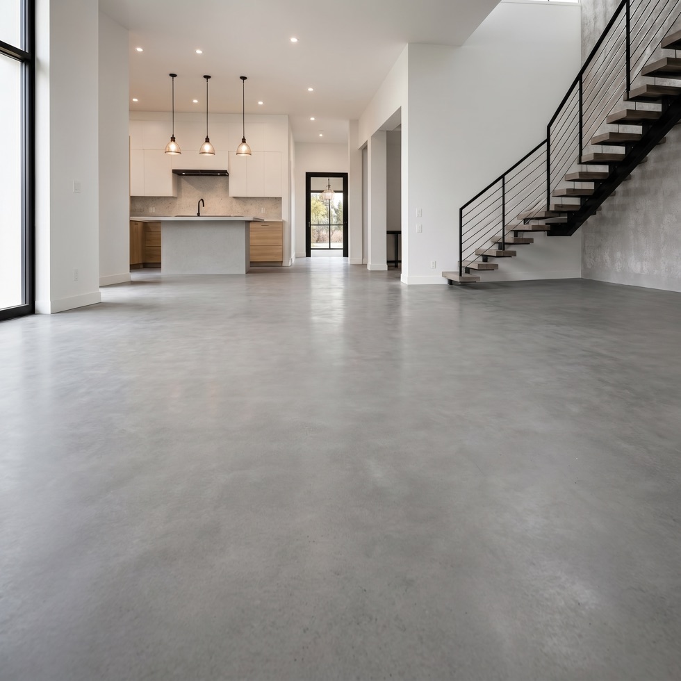 Polished Concrete — before