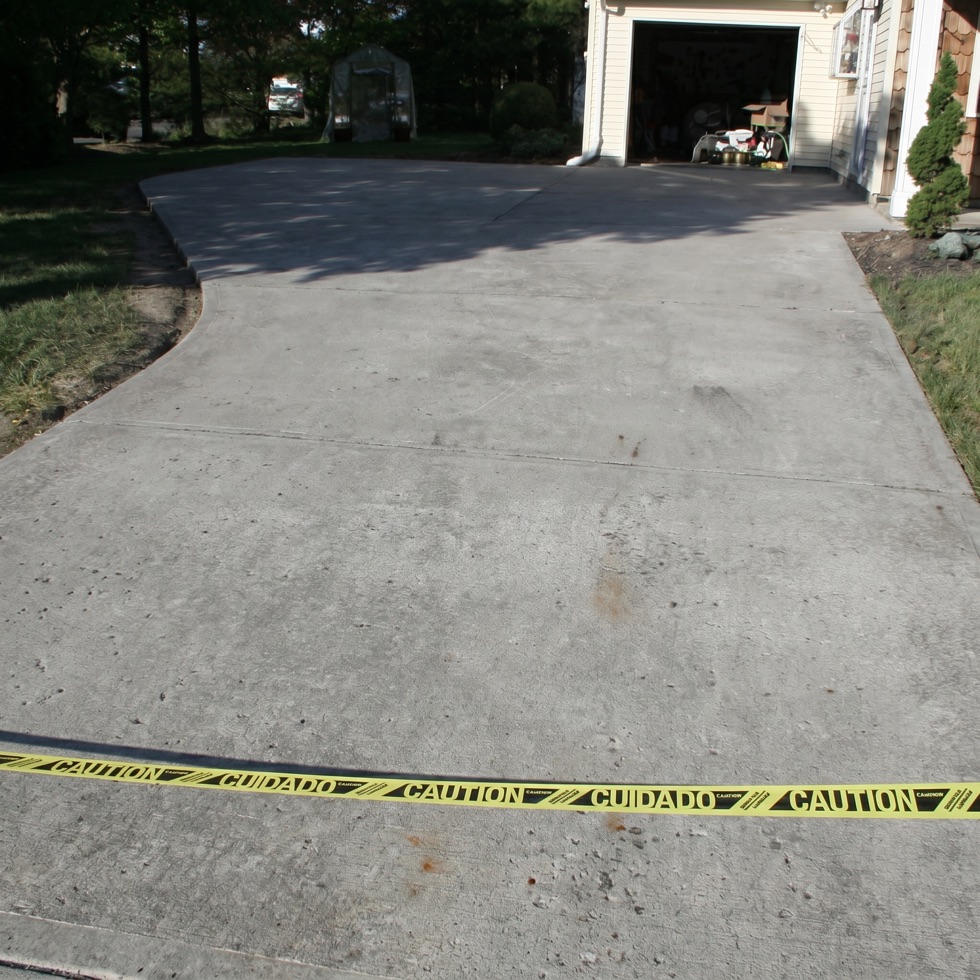 Stamped Concrete — before