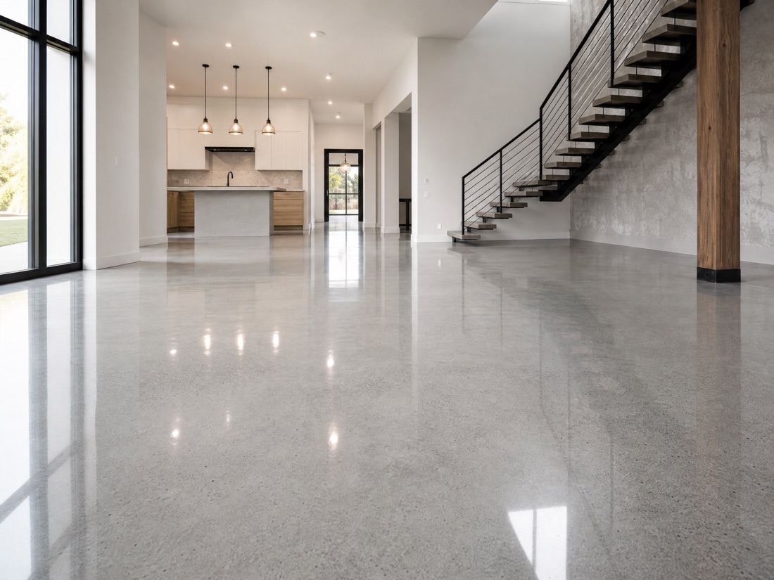 Polished Concrete — after